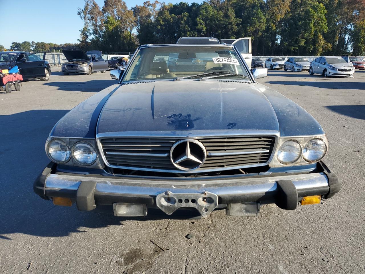 1988 Mercedes-benz 560 Sl Blue vin: WDBBA48D0JA082911