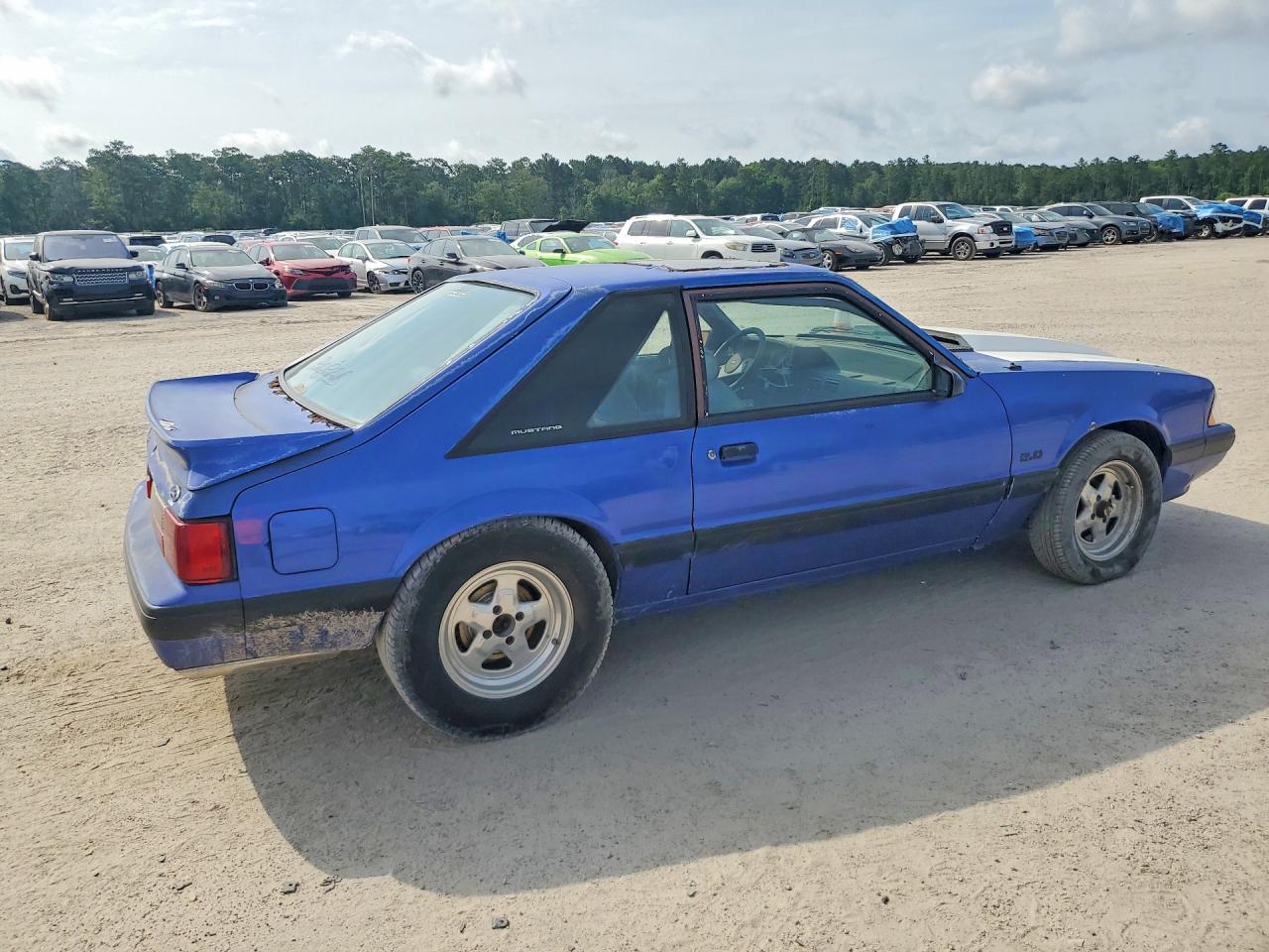 1989 Ford Mustang Lx Blue vin: 1FABP41E9KF187153