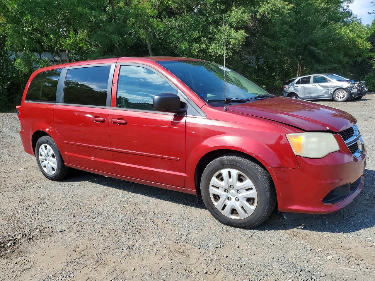 2014 Dodge Grand Caravan Se Burgundy vin: 2C4RDGBG8ER114128