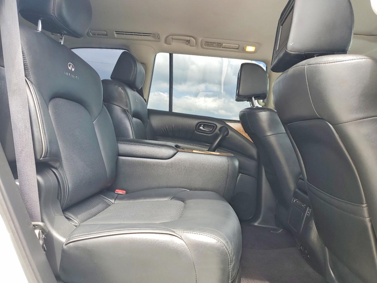 2013 Infiniti Qx56 Base White vin: JN8AZ2NE1D9061020