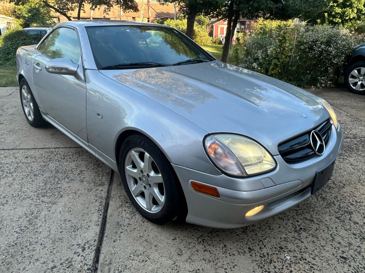 2001 Mercedes-benz Slk 230 Kompressor Gray vin: WDBKK49F31F234132