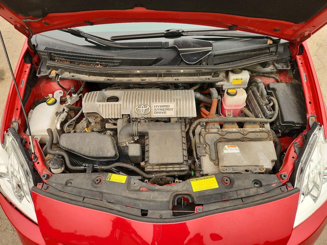 2010 Toyota Prius Iv Red vin: JTDKN3DU4A0050572