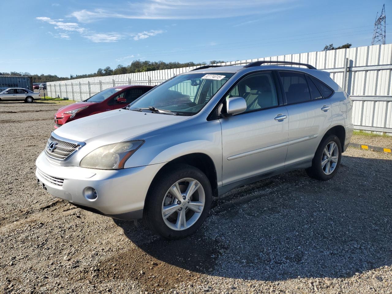 2008 Lexus Rx 400h Silver vin: JTJGW31U182851382