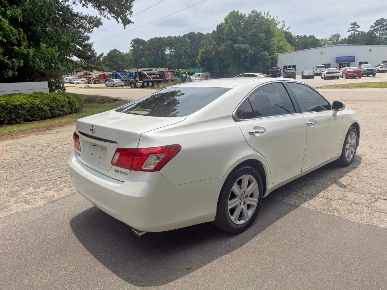 2008 Lexus Es 350 White vin: JTHBJ46G582224722