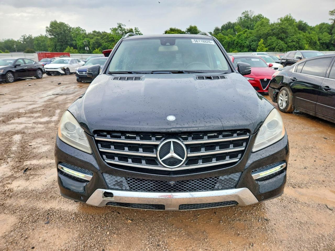 2015 Mercedes-benz Ml 350 Black vin: 4JGDA5JB6FA467806