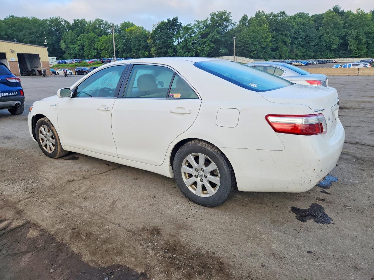 2009 Toyota Camry Hybrid White vin: 4T1BB46K99U094027