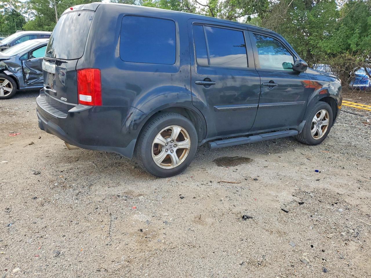 2012 Honda Pilot Exl Black vin: 5FNYF4H59CB010380