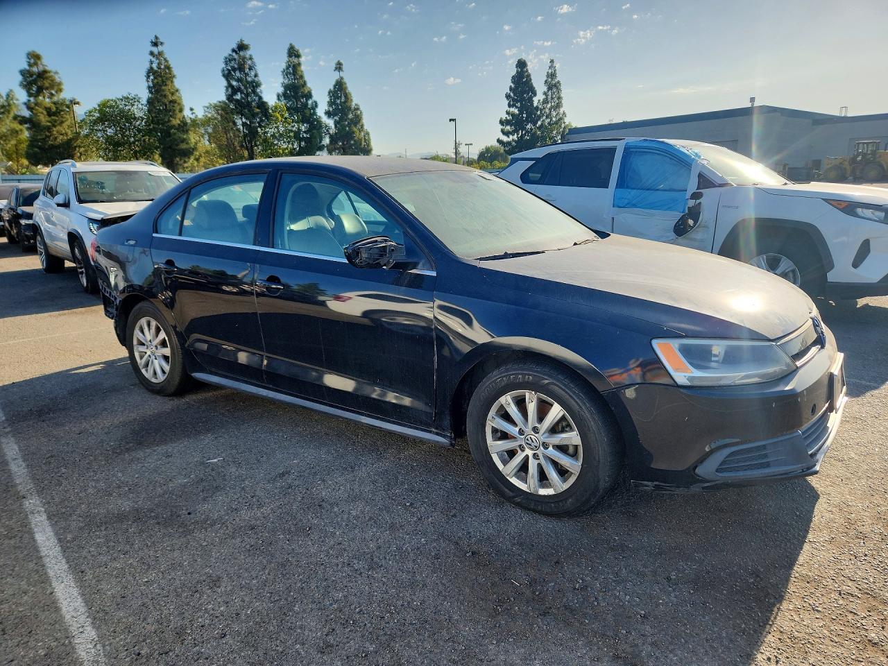 2014 Volkswagen Jetta Hybrid Black vin: 3VW637AJ9EM210048