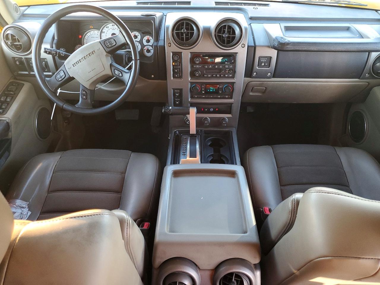 2003 Hummer H2 Желтый vin: 5GRGN23U63H107830