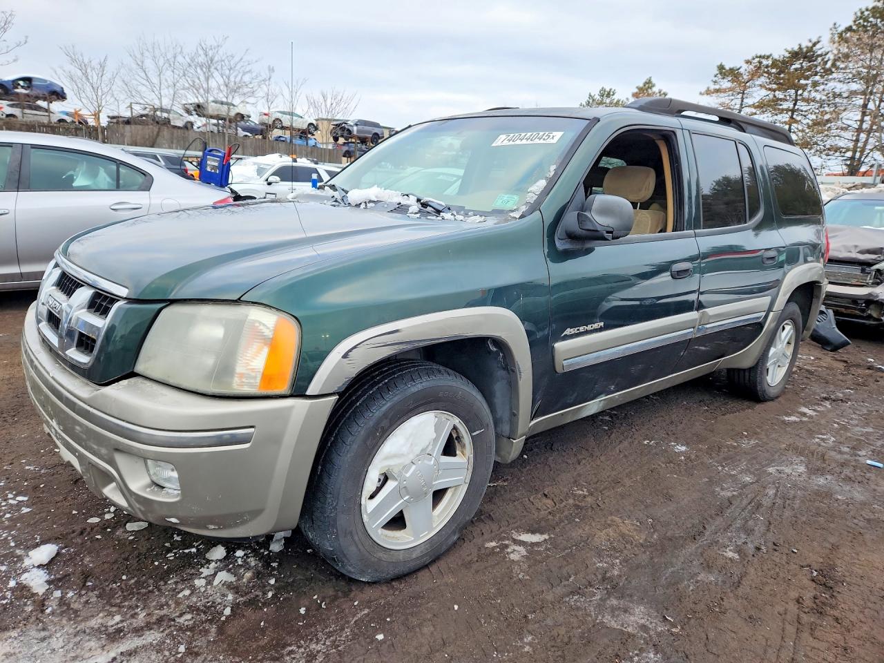 2003 Isuzu Ascender S Green vin: 4NUET16S932101918