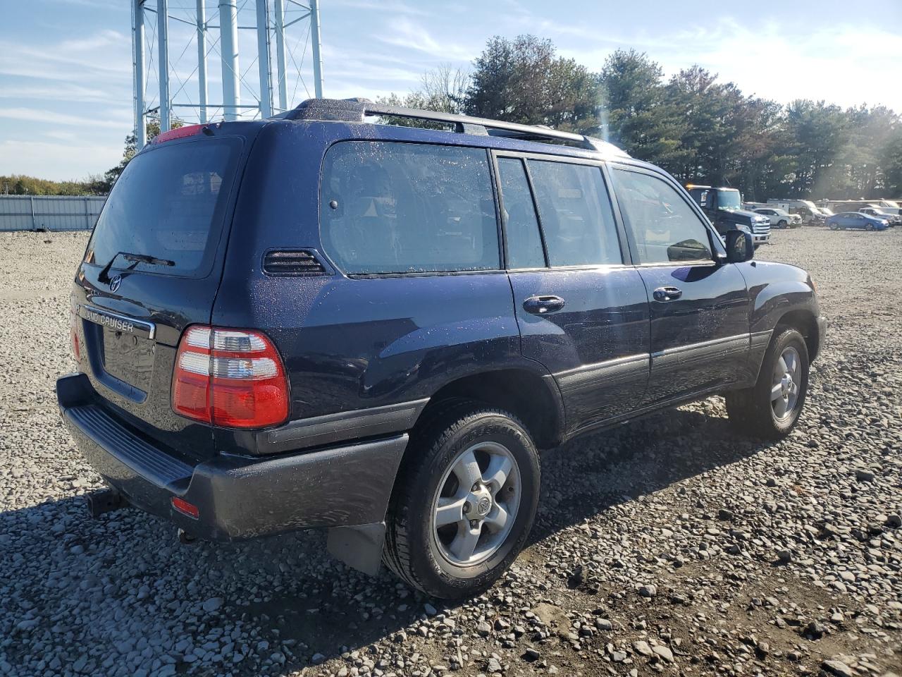 2003 Toyota Land Cruiser Blue vin: JTEHT05J232044467