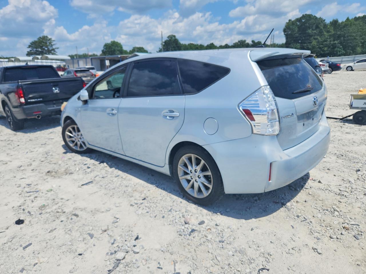 2013 Toyota Prius V Five Silver vin: JTDZN3EU9D3216620