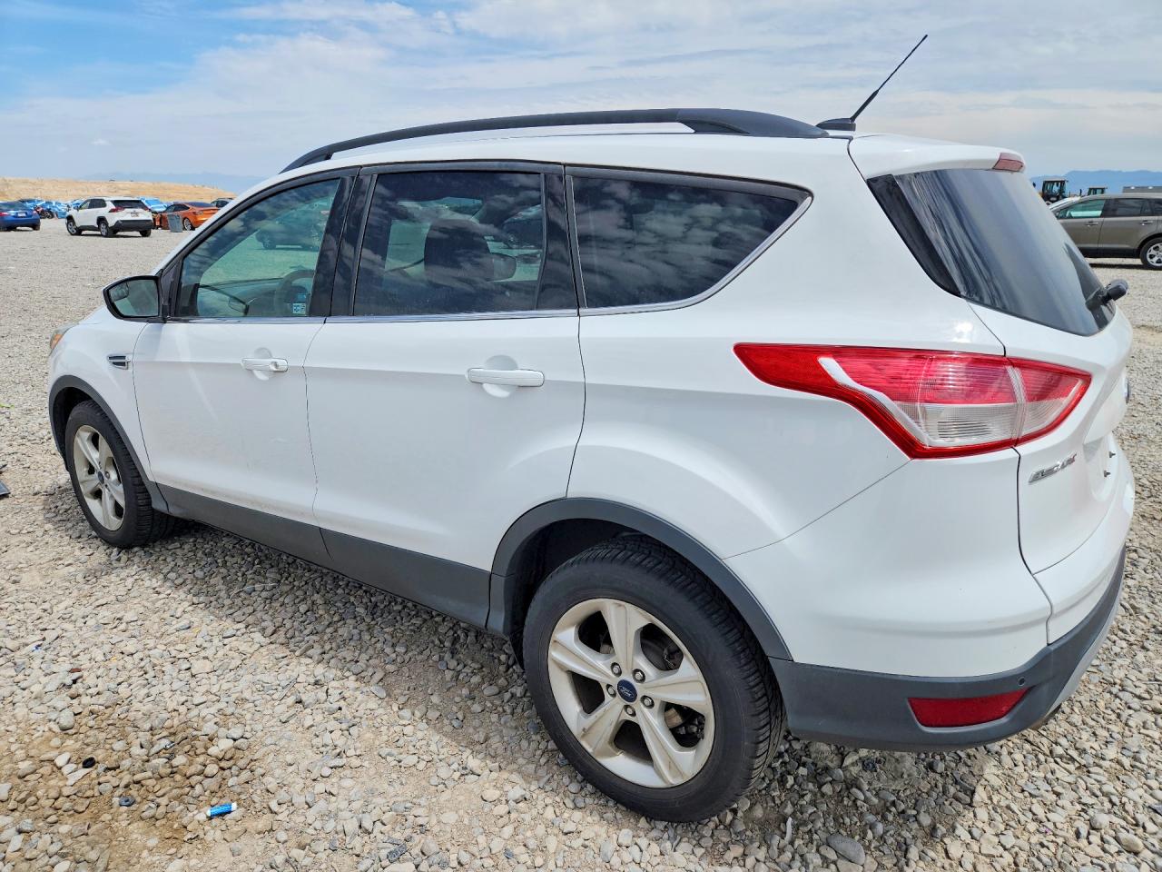 2014 Ford Escape Se White vin: 1FMCU0G98EUE53896
