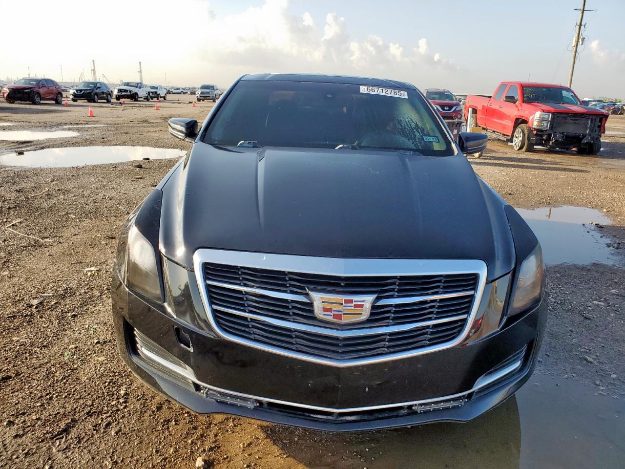 2015 Cadillac Ats Черный vin: 1G6AA1RX9F0114355