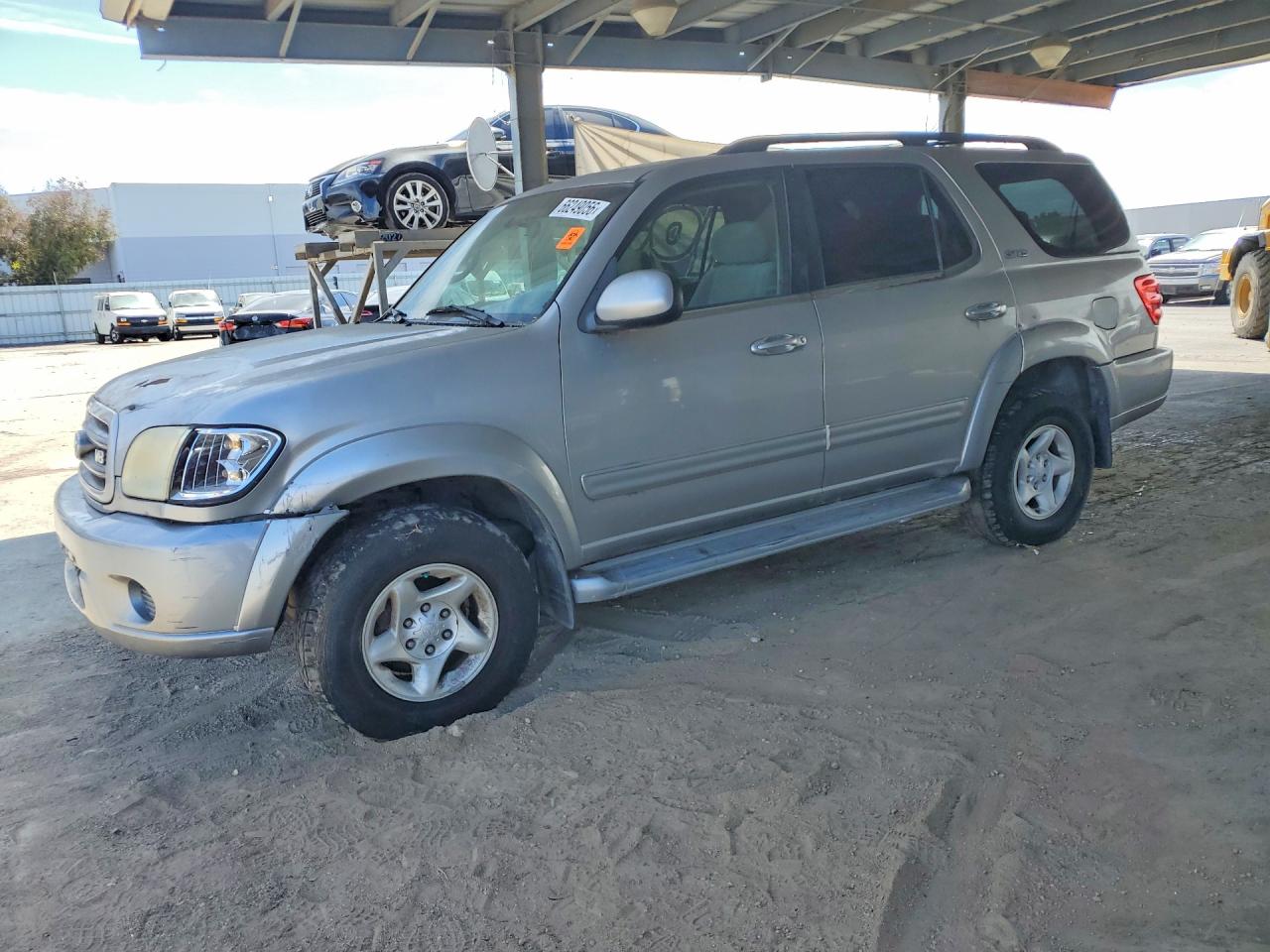 2002 Toyota Sequoia Sr5 Silver vin: 5TDBT44A32S089203