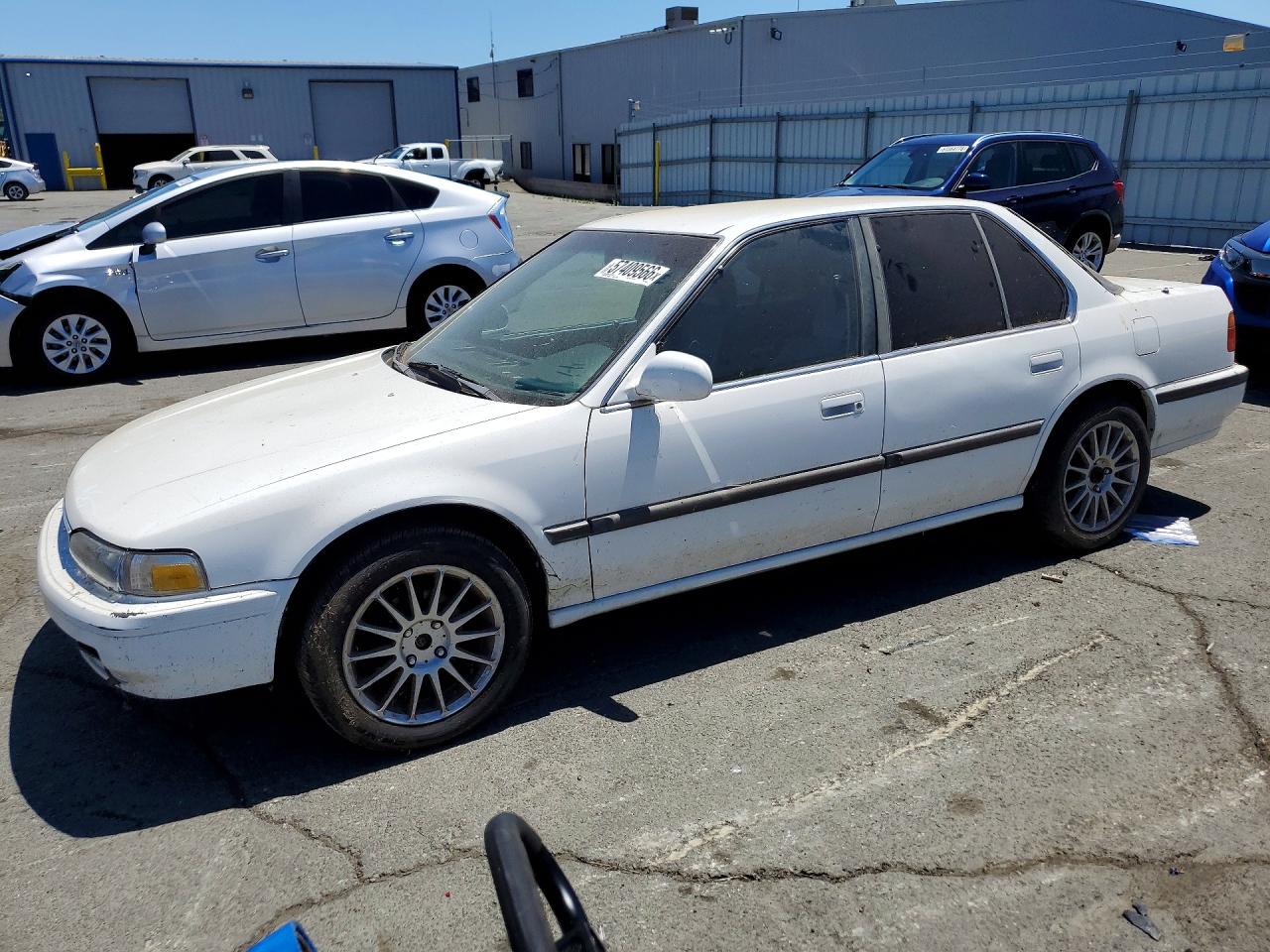 1991 Honda Accord Lx White vin: JHMCB7653MC003495