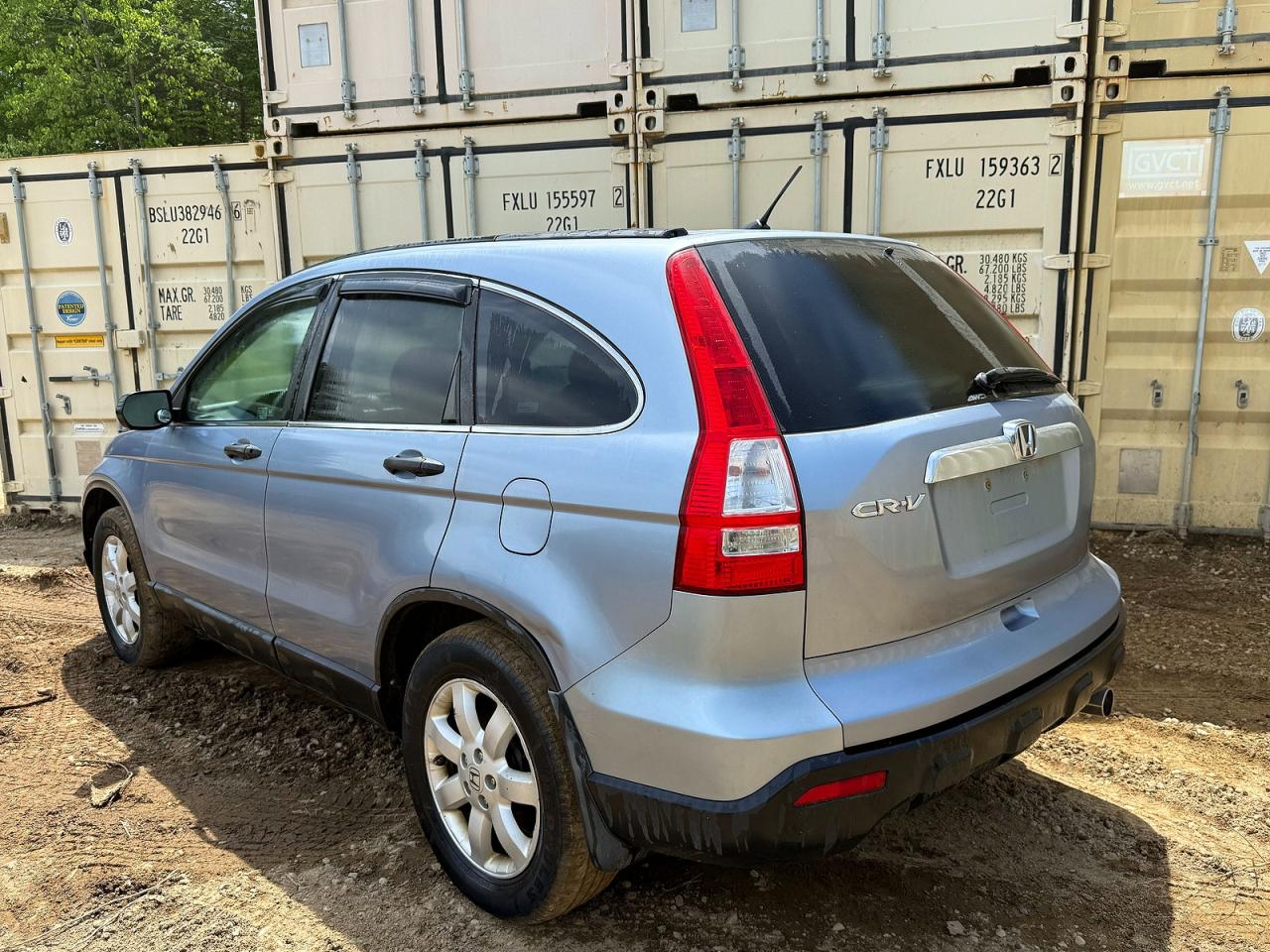 2008 Honda Cr-v Ex Gray vin: 5J6RE48518L043959