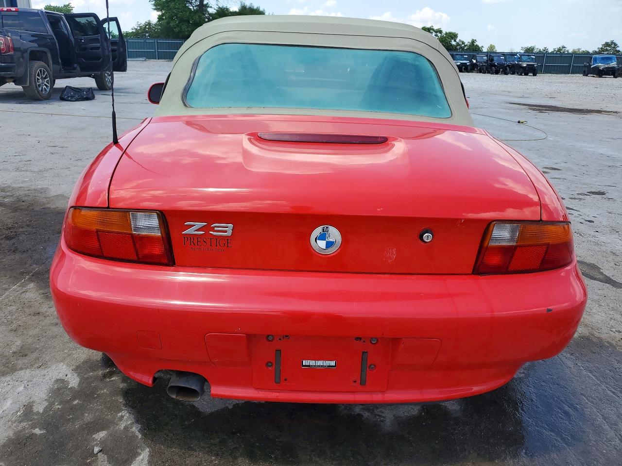 1998 Bmw Z3 1.9 Red vin: 4USCH7331WLE09181