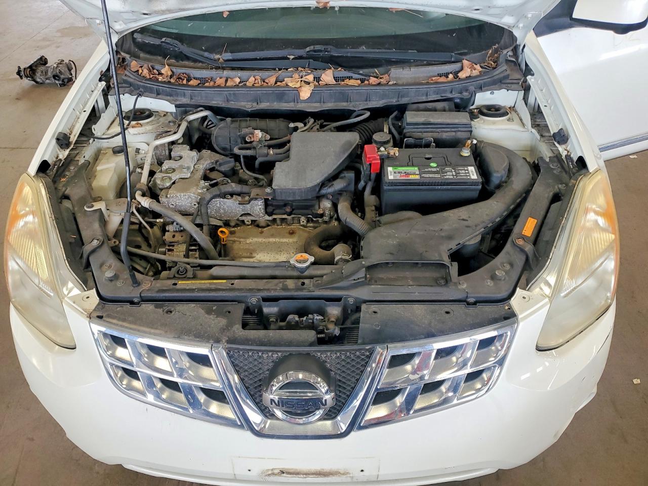 2013 Nissan Rogue S White vin: JN8AS5MV9DW137835