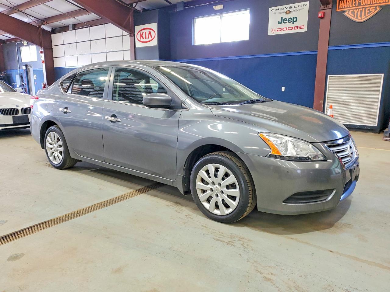 2015 Nissan Sentra Sv Gray vin: 3N1AB7AP1FL695705