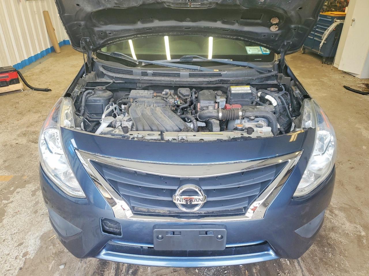 2015 Nissan Versa 1.6 Sv Blue vin: 3N1CN7AP6FL837868