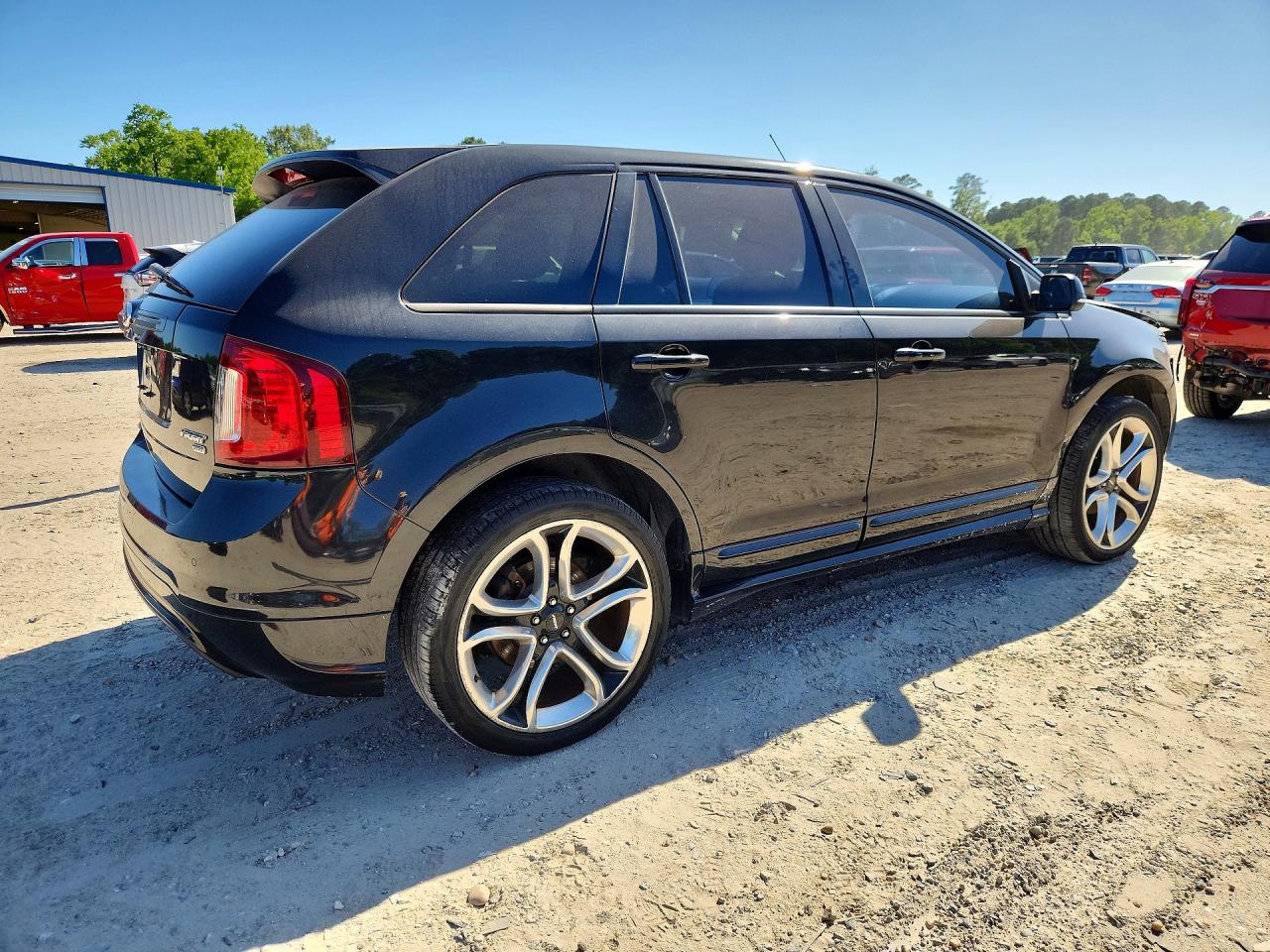 2014 Ford Edge Sport Black vin: 2FMDK4AK7EBB56878