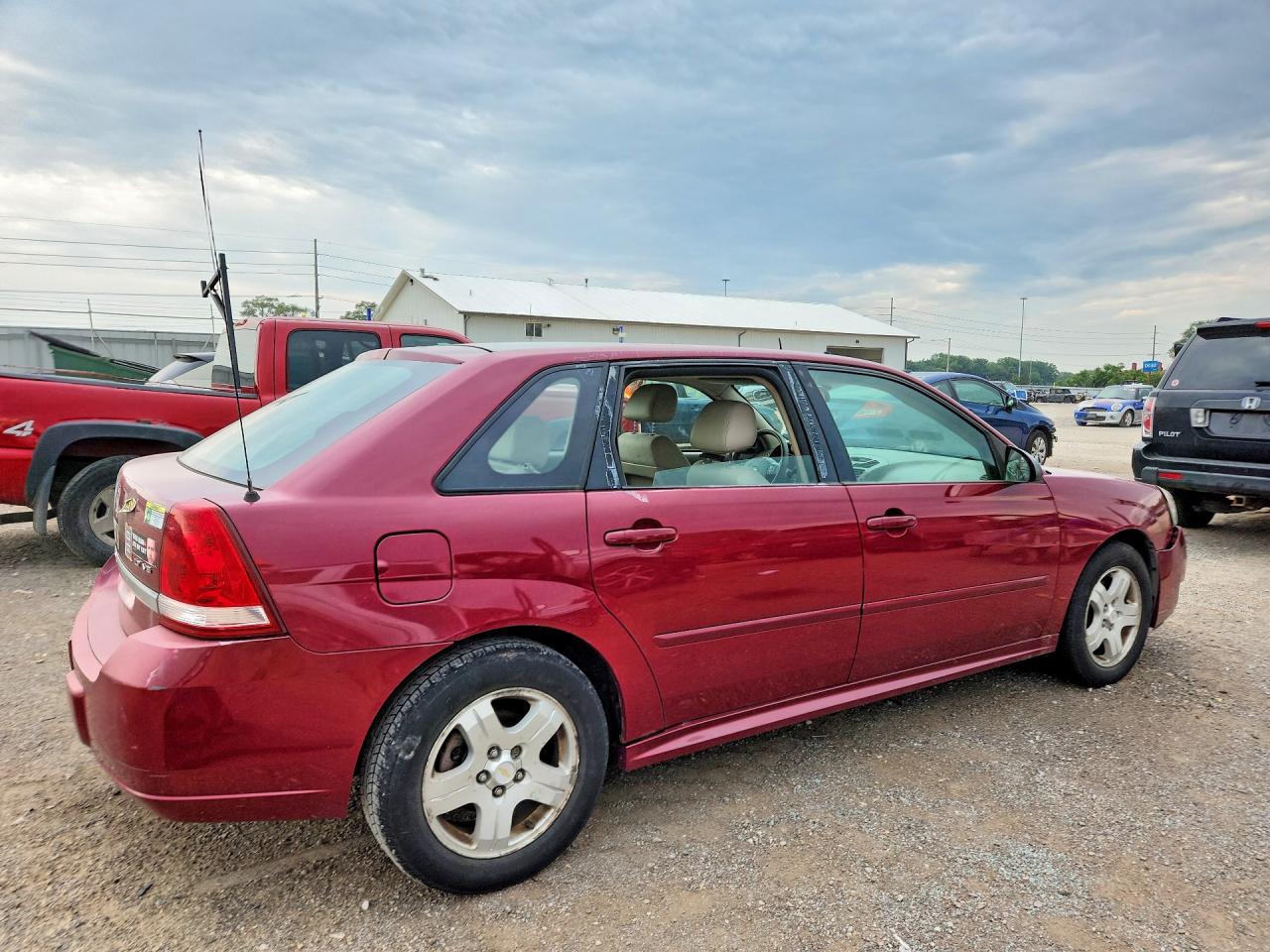 2004 Chevrolet Malibu Maxx Lt Burgundy vin: 1G1ZU64814F240670