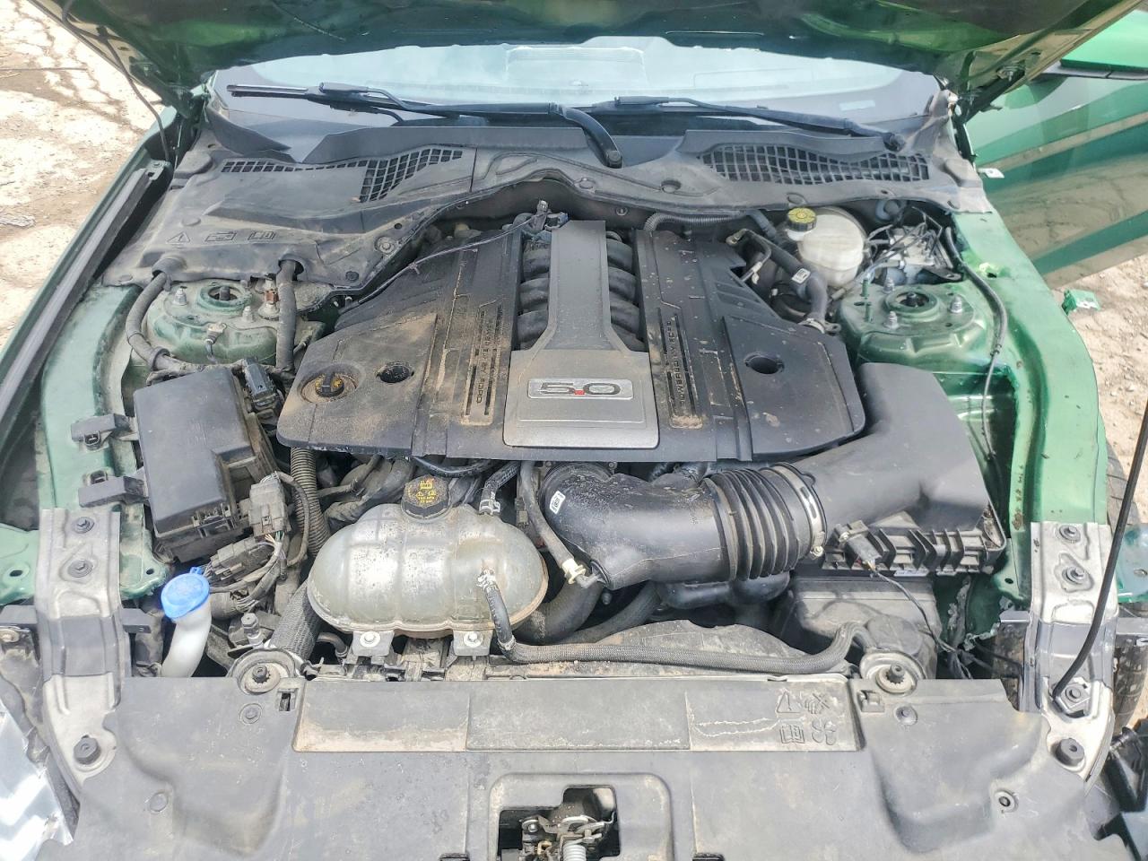 2022 Ford Mustang Gt Зеленый vin: 1FA6P8CF3N5118113