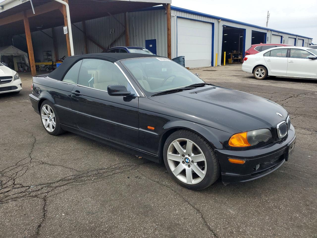 2001 Bmw 325 Ci Black vin: WBABS33421JY41989
