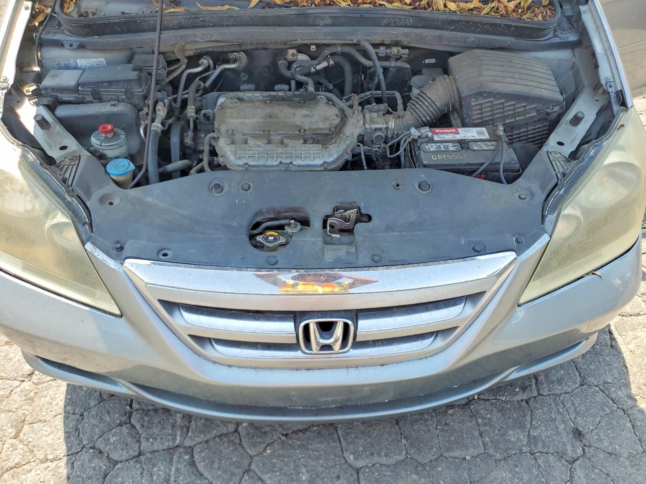 2005 Honda Odyssey Ex Gray vin: 5FNRL38475B080736