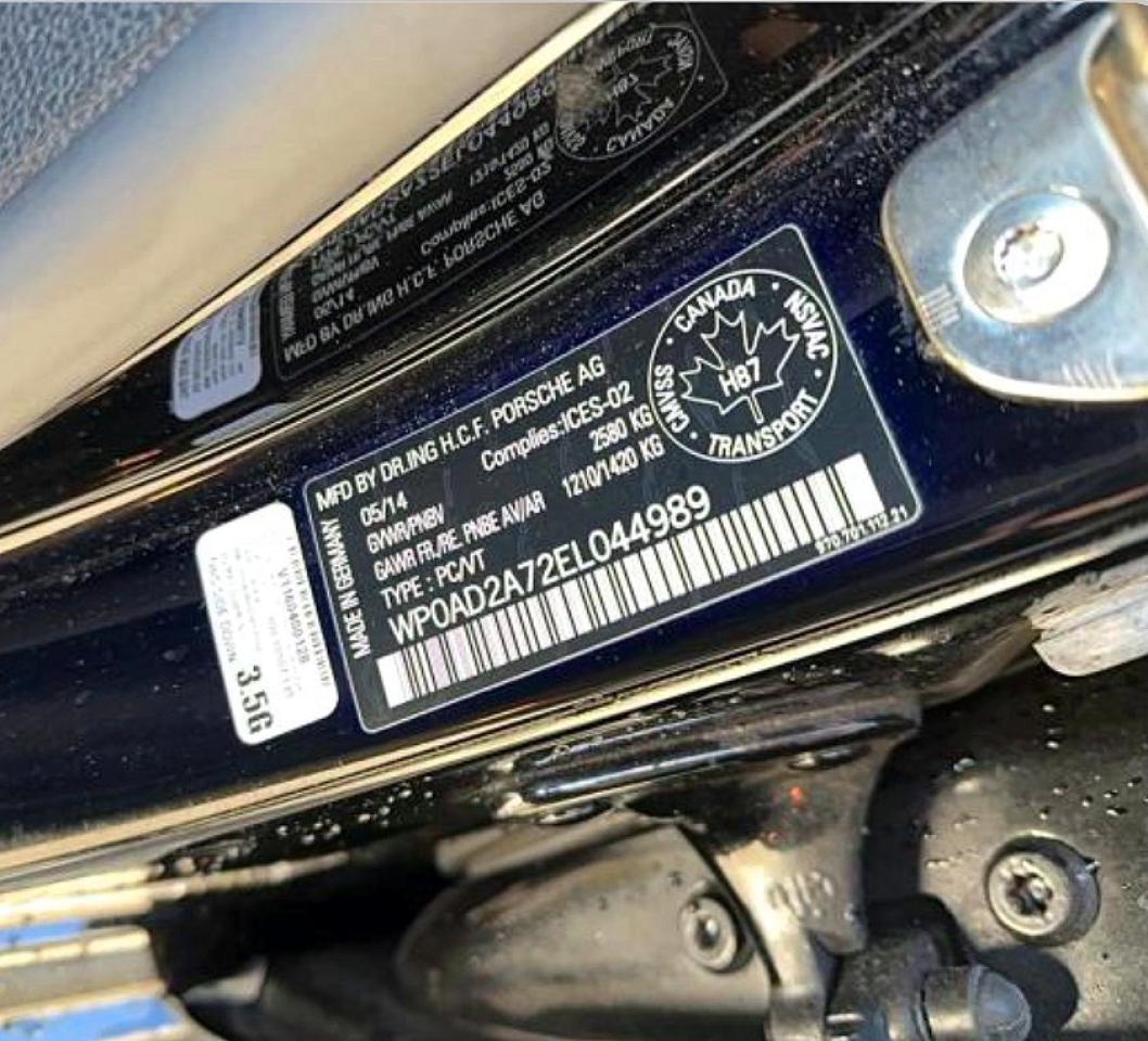 2014 Porsche Panamera S Hybrid Черный vin: WP0AD2A72EL044989