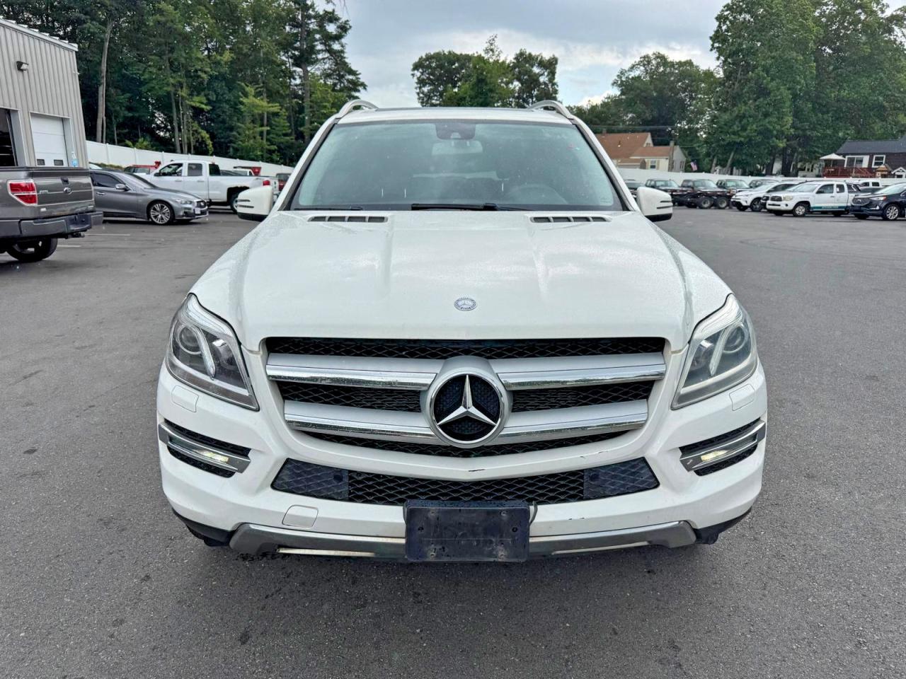 2014 Mercedes-benz Gl 450 4matic White vin: 4JGDF7CE8EA333737