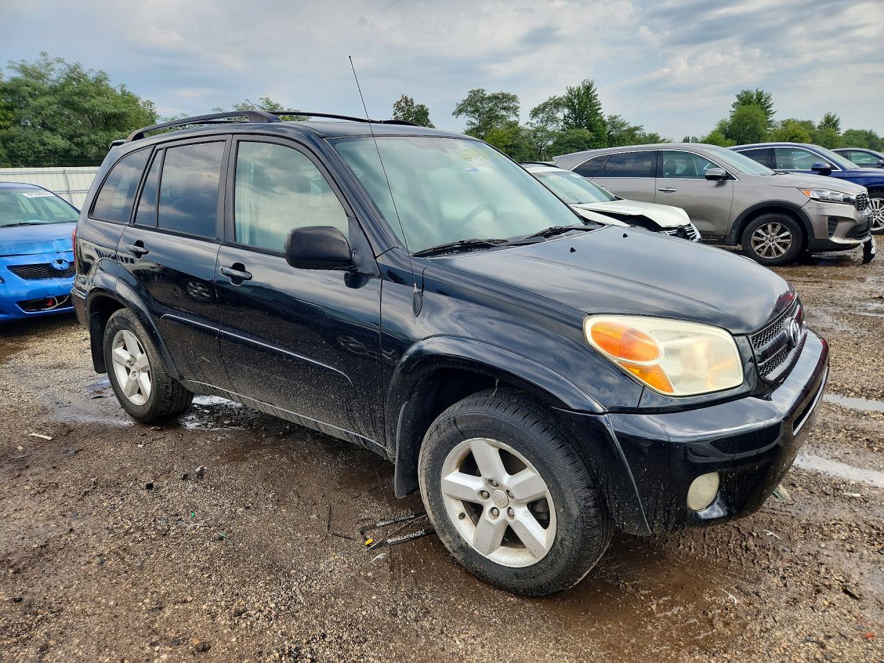 2004 Toyota Rav4 Base Black vin: JTEHD20V846017853