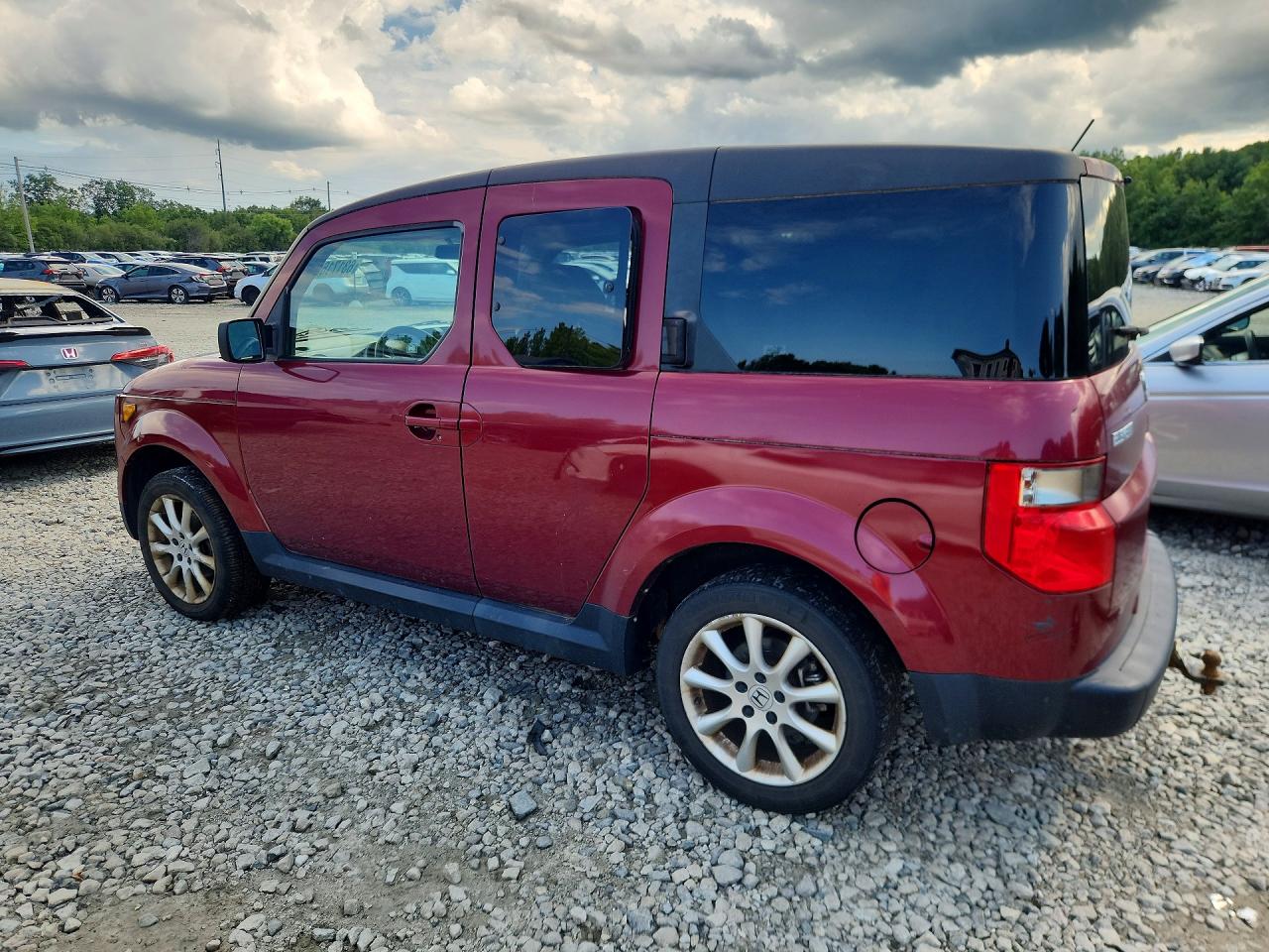 2007 Honda Element Ex Красный vin: 5J6YH27797L011074