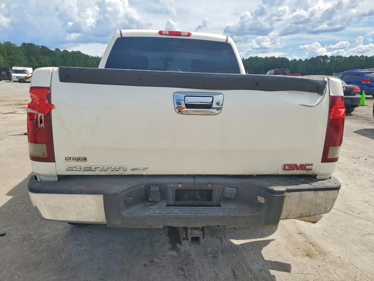 2011 Gmc Sierra C1500 Slt White vin: 3GTP1WE06BG154525