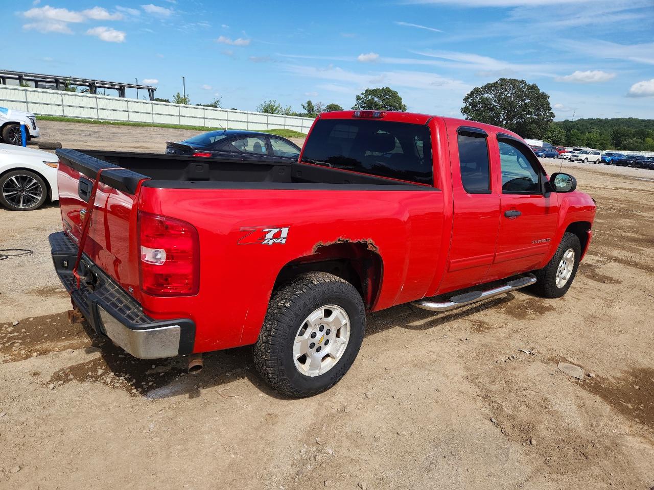 2010 Chevrolet Silverado K1500 Lt Red vin: 1GCSKSE33AZ107493