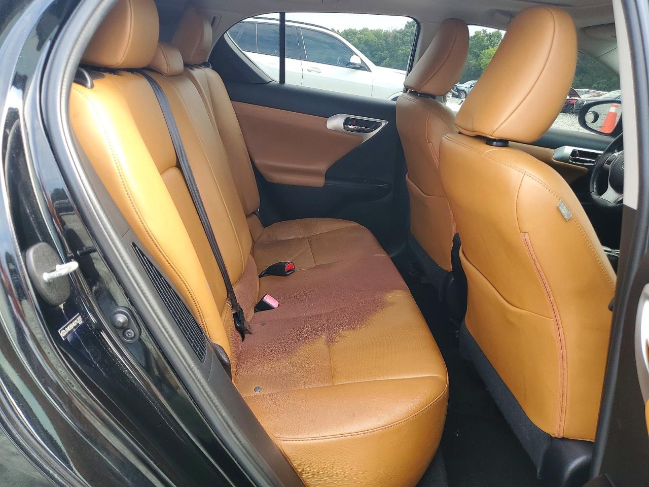 2013 Lexus Ct 200 Black vin: JTHKD5BH4D2163837