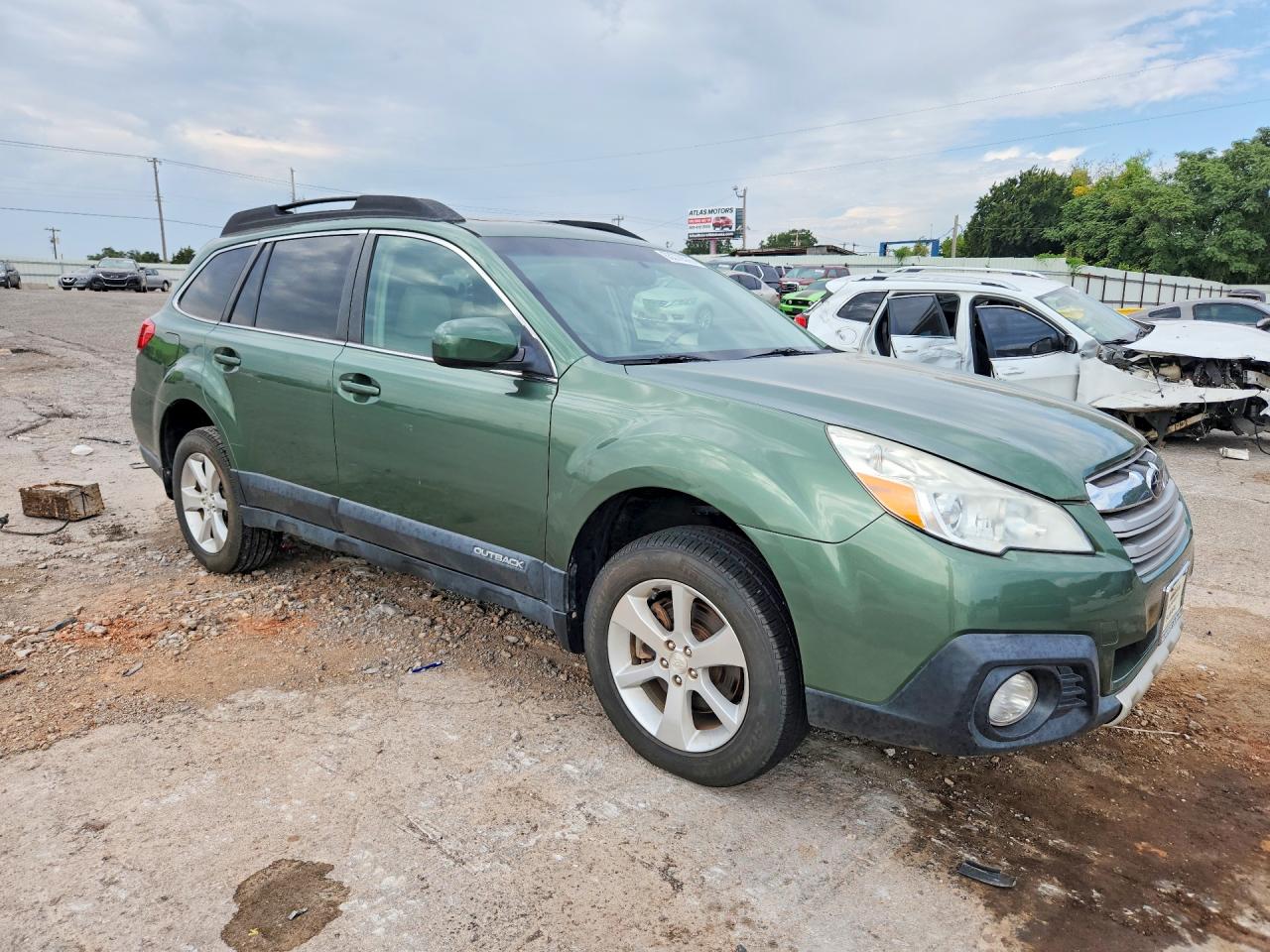 2013 Subaru Outback 3.6r Limited Green vin: 4S4BRDLCXD2246832