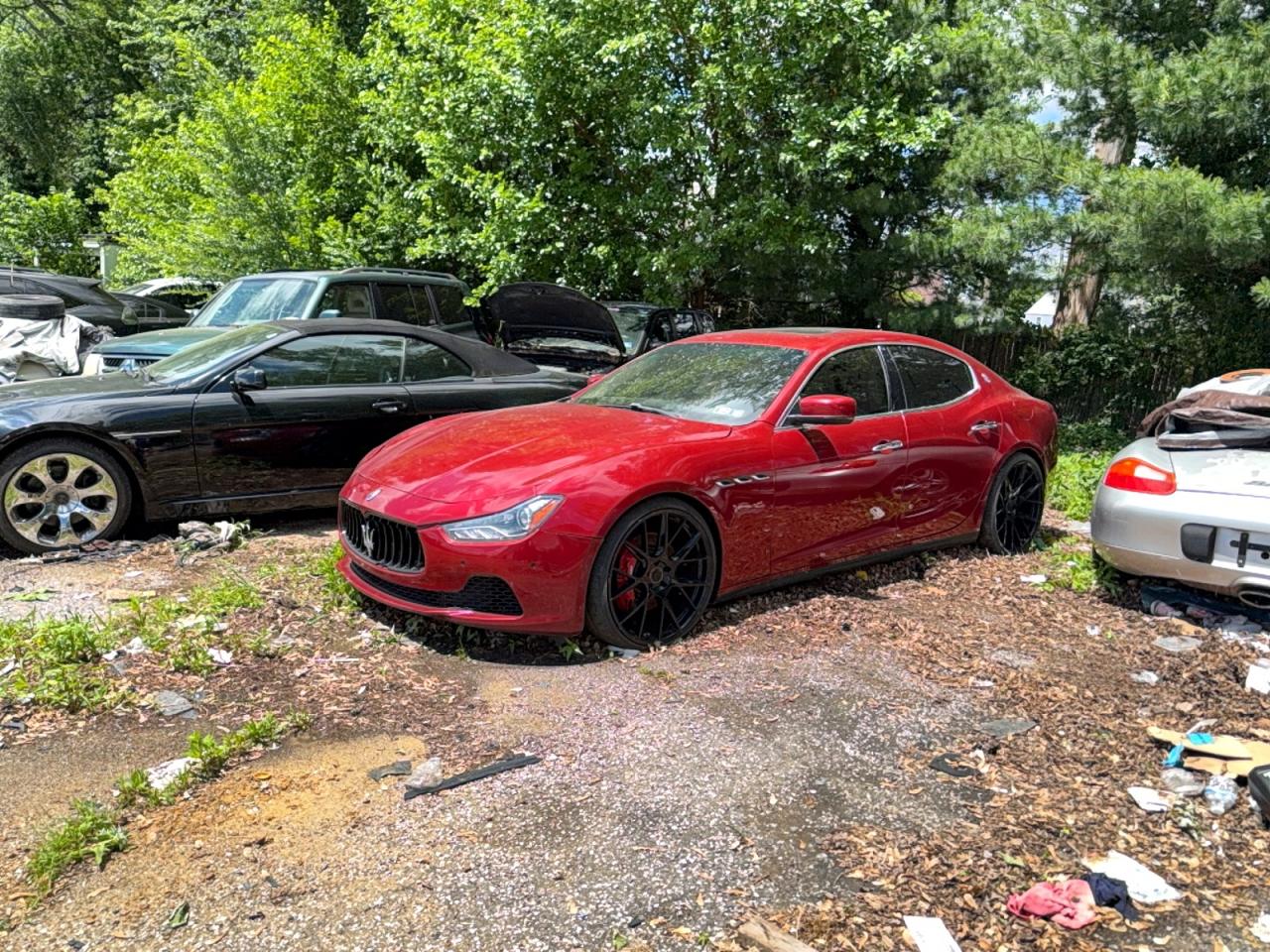 2015 Maserati Ghibli S Red vin: ZAM57RTA0F1140879