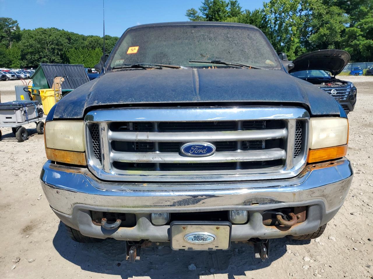 2001 Ford F250 Super Duty Blue vin: 1FTNX21F01EA74197
