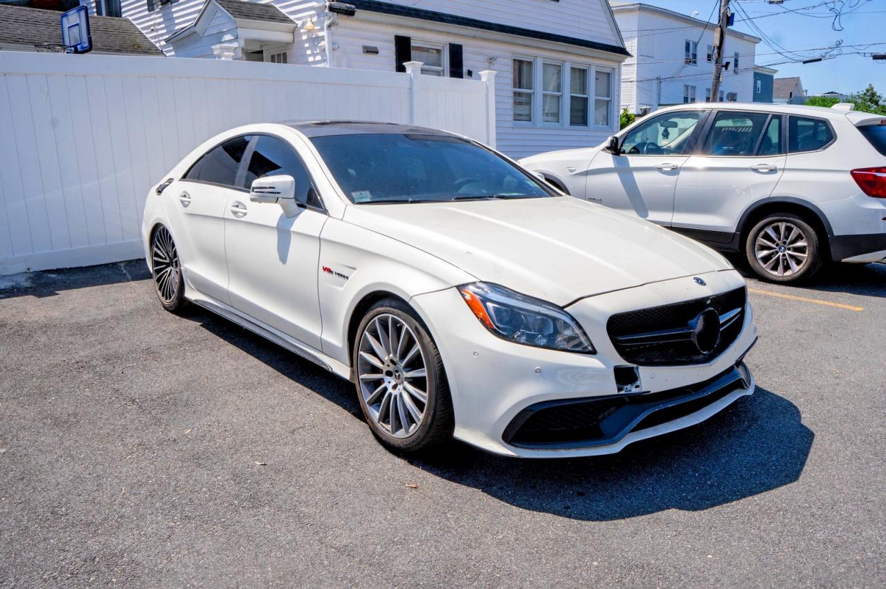 2015 Mercedes-benz Cls 63 Amg S-model White vin: WDDLJ7GB7FA136709