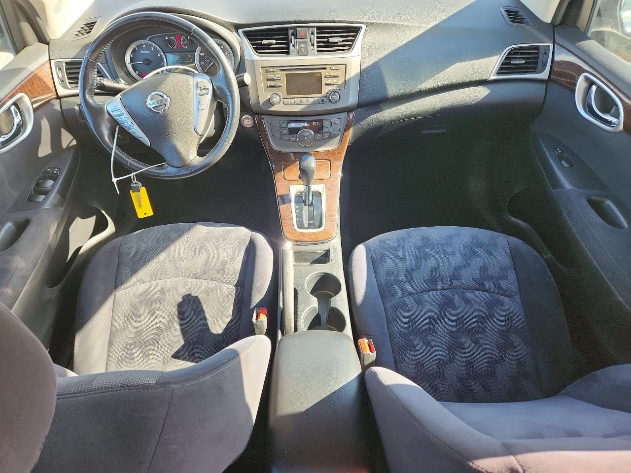2013 Nissan Sentra S White vin: 3N1AB7AP9DL618061