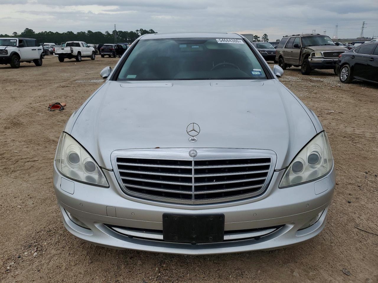 2007 Mercedes-benz S 550 Silver vin: WDDNG71XX7A143506