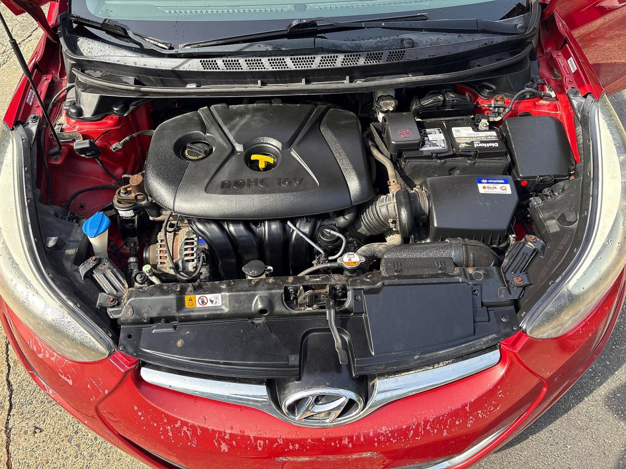 2015 Hyundai Elantra Se Burgundy vin: KMHDH4AE8FU329232
