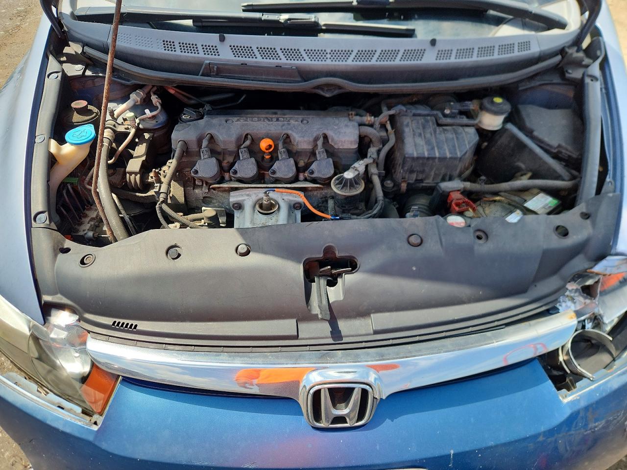 2007 Honda Civic Lx Синий vin: 2HGFA16507H513949