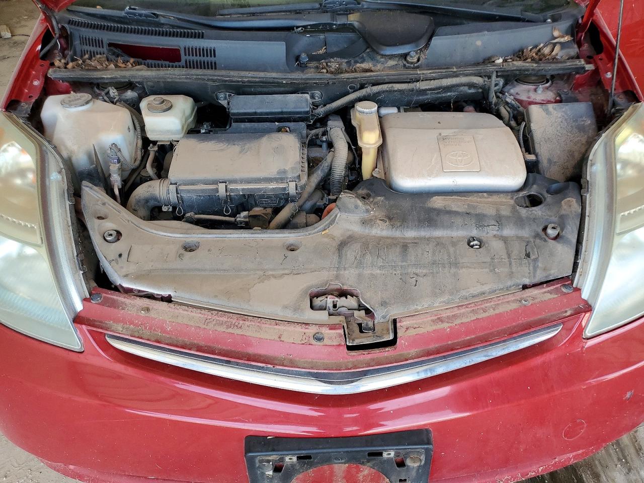 2008 Toyota Prius Standard Red vin: JTDKB20U287789157