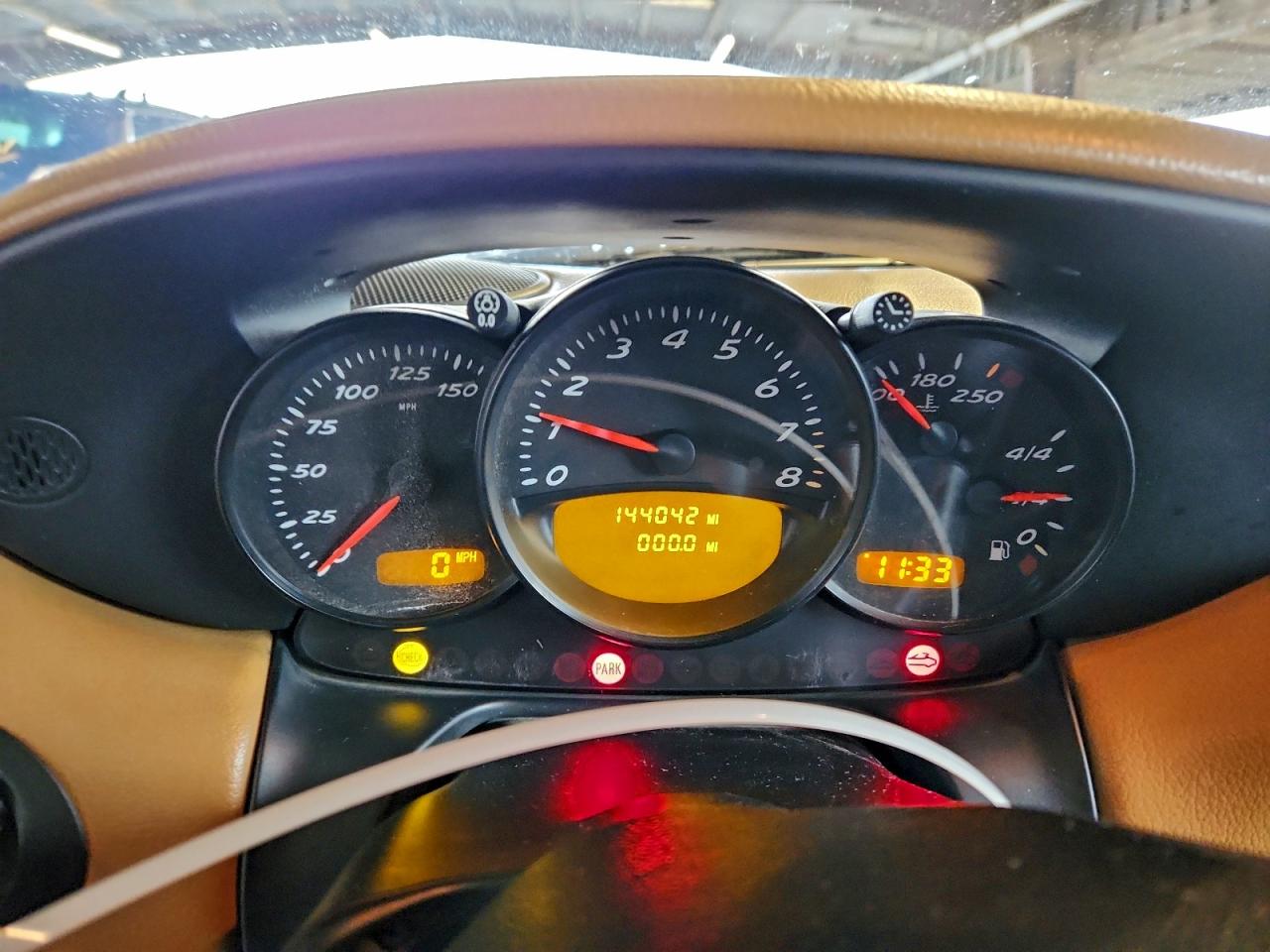 2001 Porsche Boxster Red vin: WP0CA29881U626226