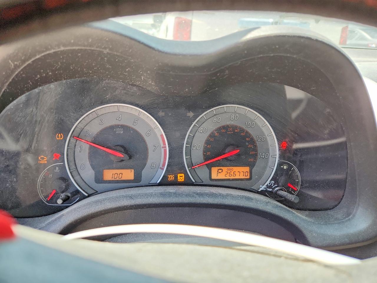 2010 Toyota Corolla S Red vin: 2T1BU4EE2AC462950