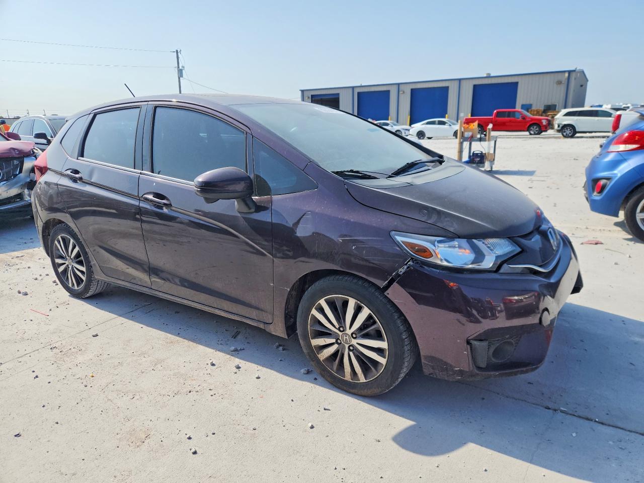 2015 Honda Fit Ex Purple vin: 3HGGK5H81FM761885