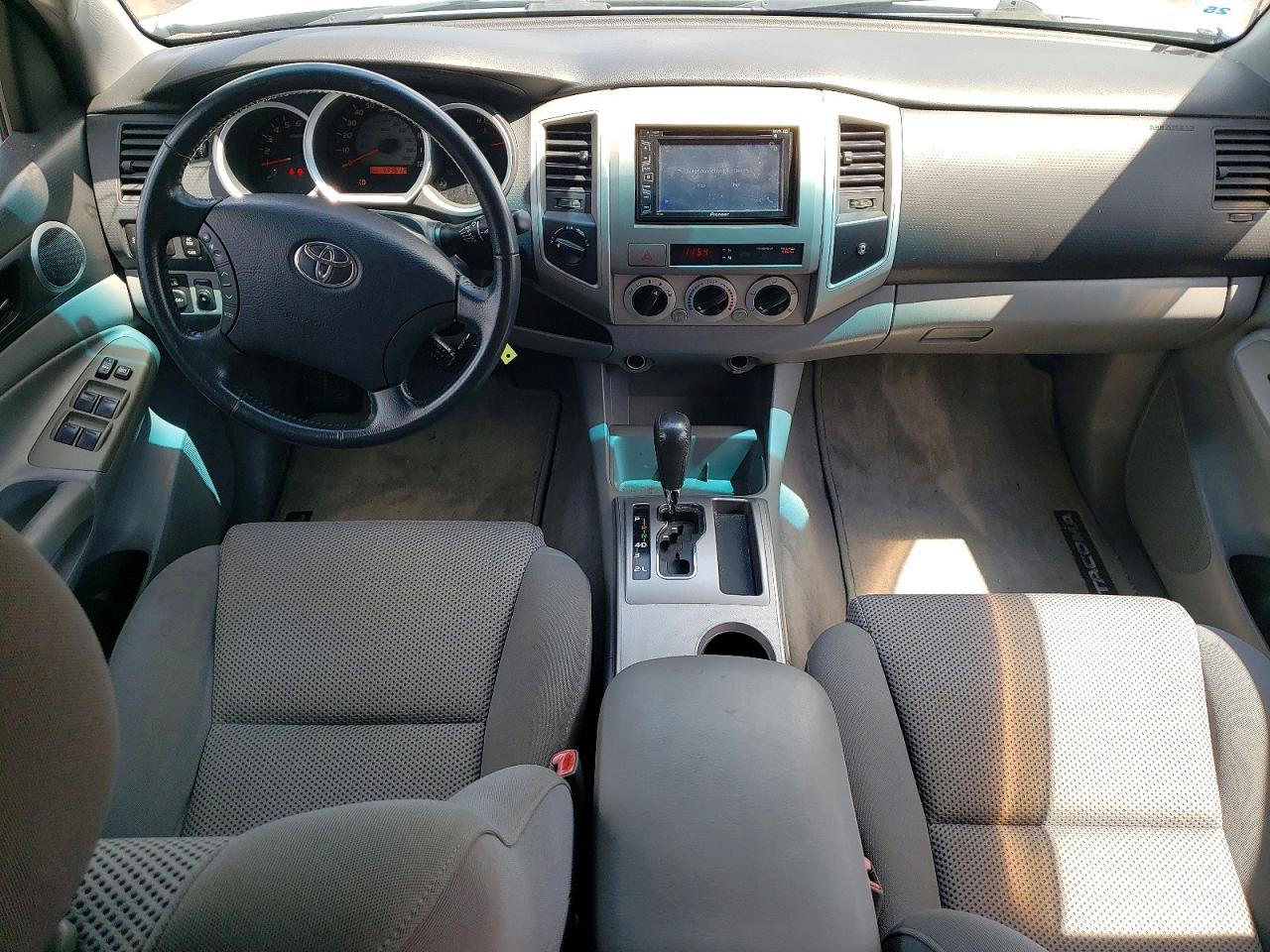 2007 Toyota Tacoma Double Cab Silver vin: 5TELU42N27Z402405